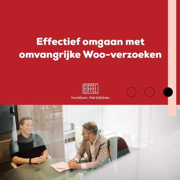 Voorpagina brochure Omvangrijke Woo verzoeken