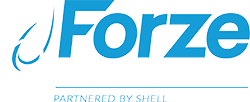 Forze Hydrogen Racinglogo Lightblue Whitepartneredbyshell